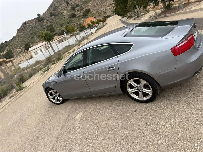 Usado Audi A5 Sportback Advanced 150 CV (110 kW) 2014 Gris / plata Utilitario