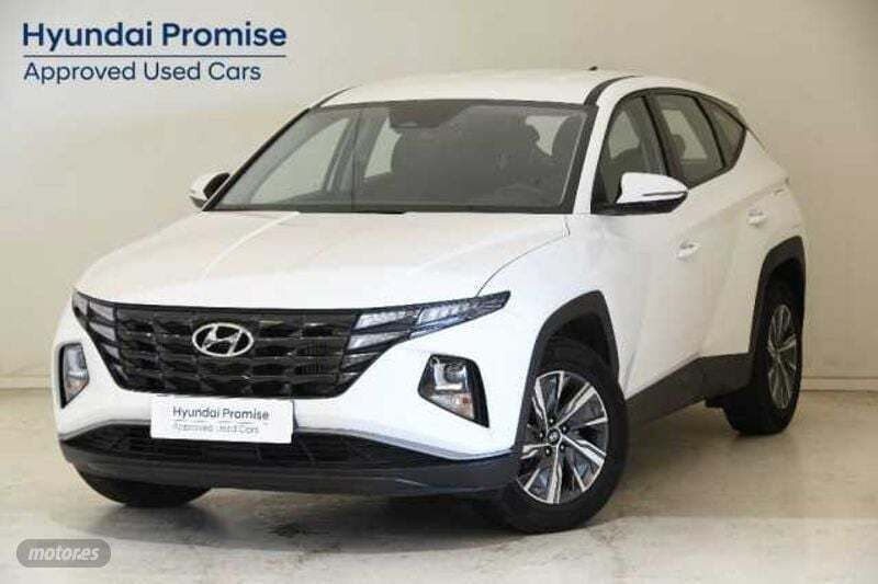 Atlas white Usado 2024 Hyundai Tucson SUV | 24.400 € (Precio justo) - Imagen 1/4