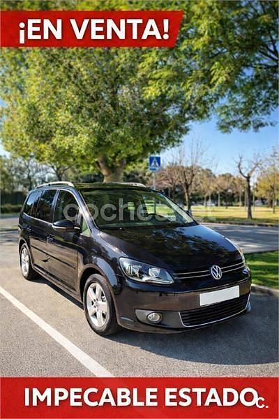 Negro Usado 2016 VW Touran Advance Monovolumen | 10.500 € (Buen precio) - Imagen 1/4