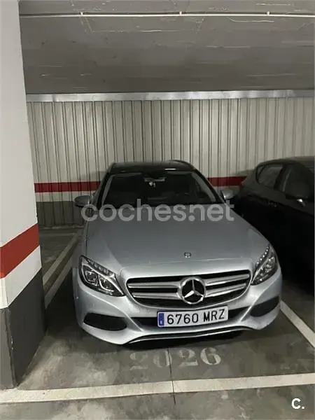 Usado Mercedes C220 AMG 170 CV (125 kW) 2014 Gris / plata Familiar
