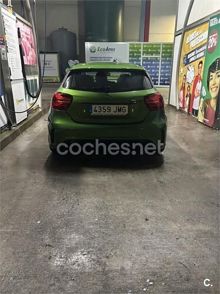 Usado Mercedes A200 AMG line 136 CV (100 kW) 2016 Verde Berlina