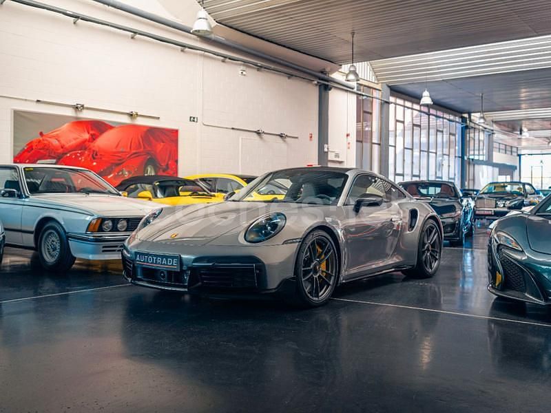 Gris / plata Usado 2021 Porsche 911 Turbo S Coupe | 239.000 € (Caro) - Imagen 1/4