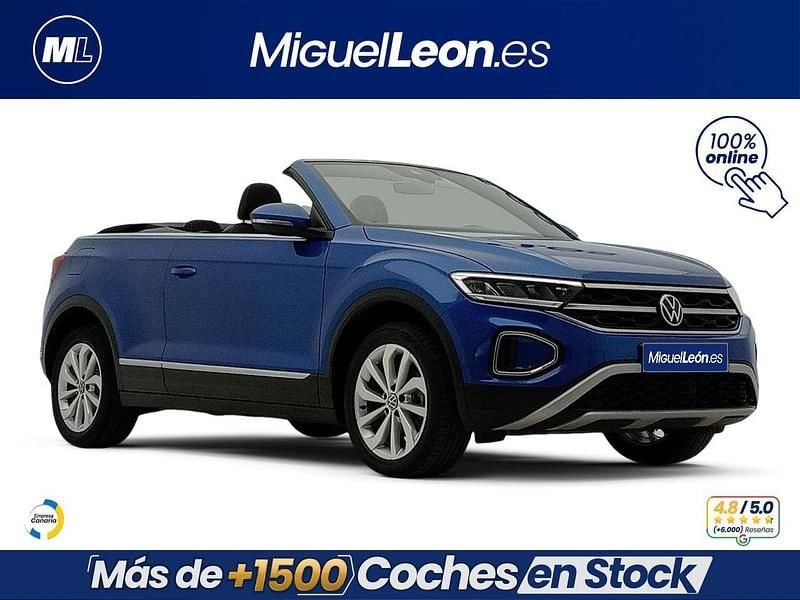Usado VW T-Roc Style 110 CV (80 kW) 2022 Azul SUV