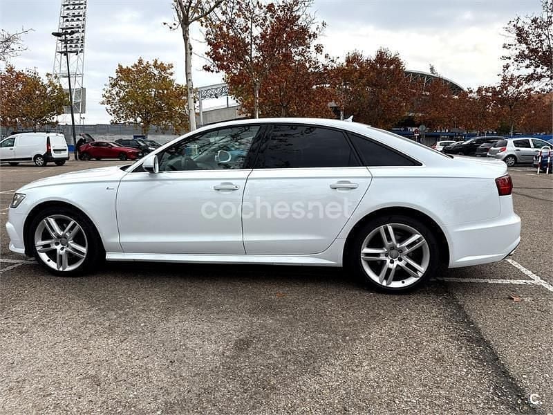 Usado Audi A6 S-Line 190 CV (139 kW) 2017 Blanco Berlina