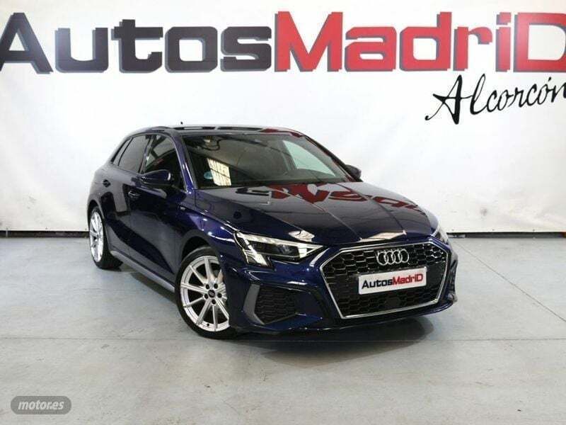 Azul Usado 2023 Audi A3 Sportback S-Line Berlina | 28.990 € (Precio justo) - Imagen 1/4