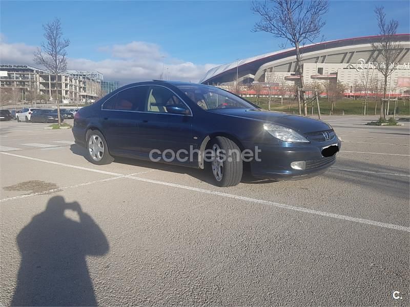 Usado Peugeot 607 210 CV (154 kW) 2002 Azul Berlina