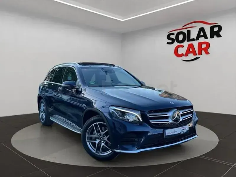 Usado Mercedes GLC250 211 CV (155 kW) 2017 Azul SUV