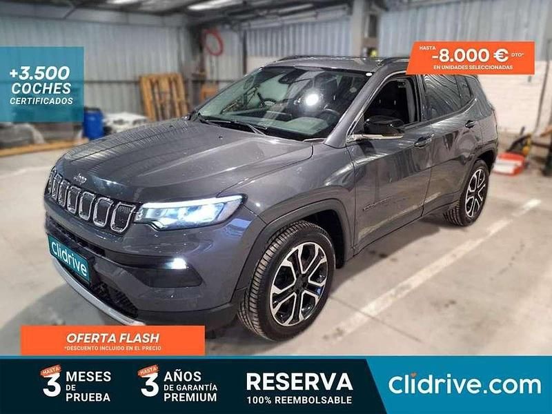 Gris Usado 2021 Jeep Compass Limited SUV | 15.190 € (Super precio) - Imagen 1/3