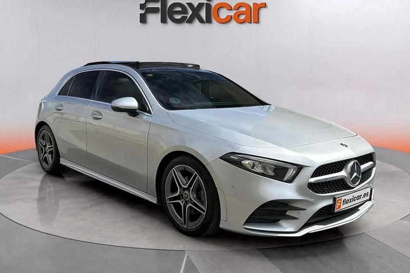 Gris Usado 2018 Mercedes A180 Berlina | 21.470 € (Precio justo) - Imagen 1/4