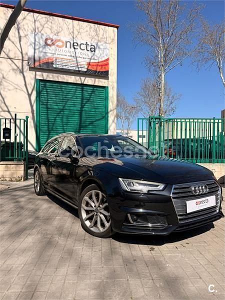 Usado Audi A4 S-Line 190 CV (139 kW) 2017 Negro Familiar