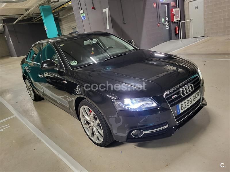 Usado Audi A4 143 CV (105 kW) 2009 Negro Berlina