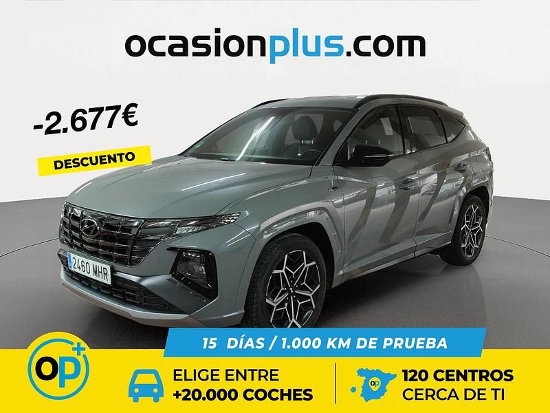 Usado Hyundai Tucson N Line 150 CV (110 kW) 2023 Gris SUV