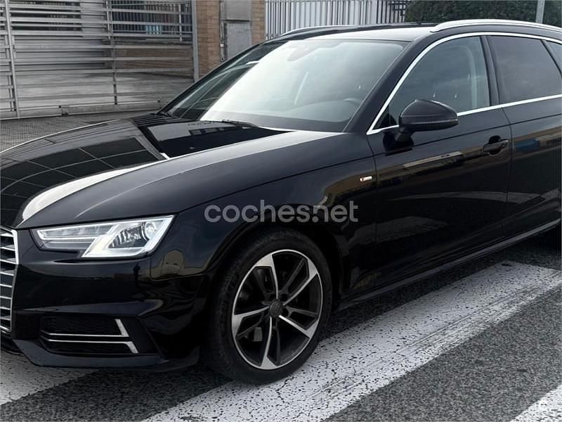 Usado Audi A4 S-Line 150 CV (110 kW) 2017 Negro Familiar