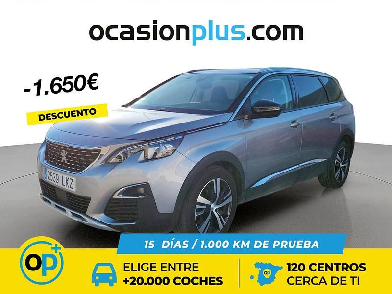 Usado Peugeot 5008 Allure 130 CV (95 kW) 2020 Gris SUV