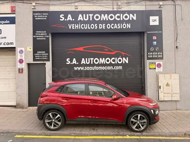 Usado Hyundai Kona Style 120 CV (88 kW) 2019 Granate SUV