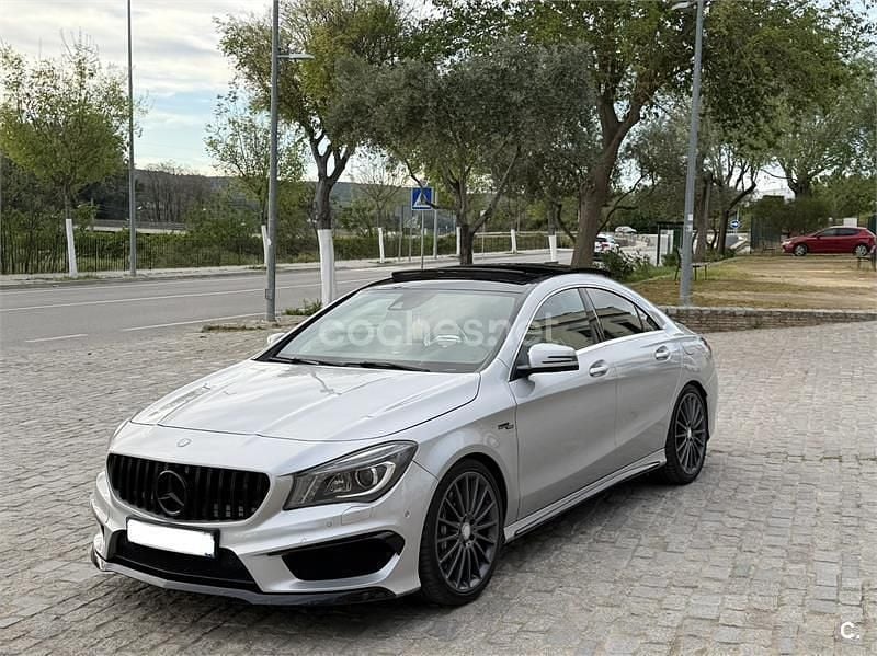 Usado Mercedes CLA45 AMG 381 CV (280 kW) 2016 Gris / plata Berlina