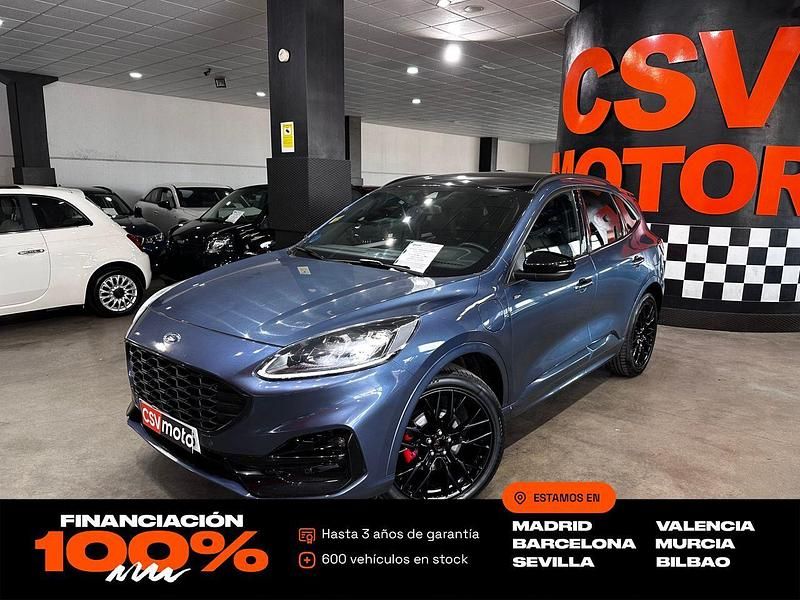 Azul Usado 2023 Ford Kuga ST-Line X SUV | 23.450 € (Super precio) - Imagen 1/4