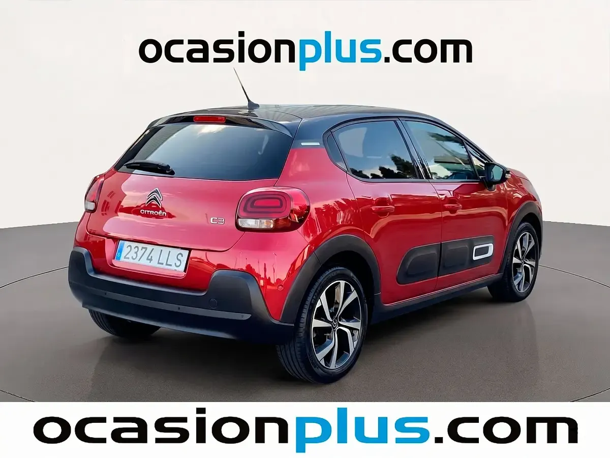 Usado Citroën C3 PureTech 110 CV (80 kW) 2020 Rojo Utilitario