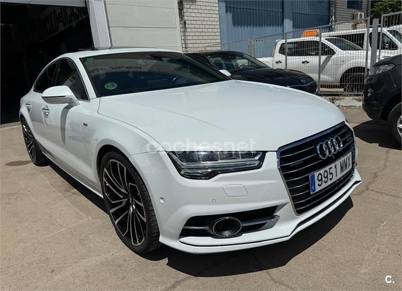 Usado Audi A7 Sportback S-Line 272 CV (200 kW) 2015 Blanco Utilitario