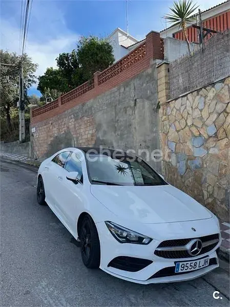 Usado Mercedes CLA200 150 CV (110 kW) 2020 Blanco Coupe