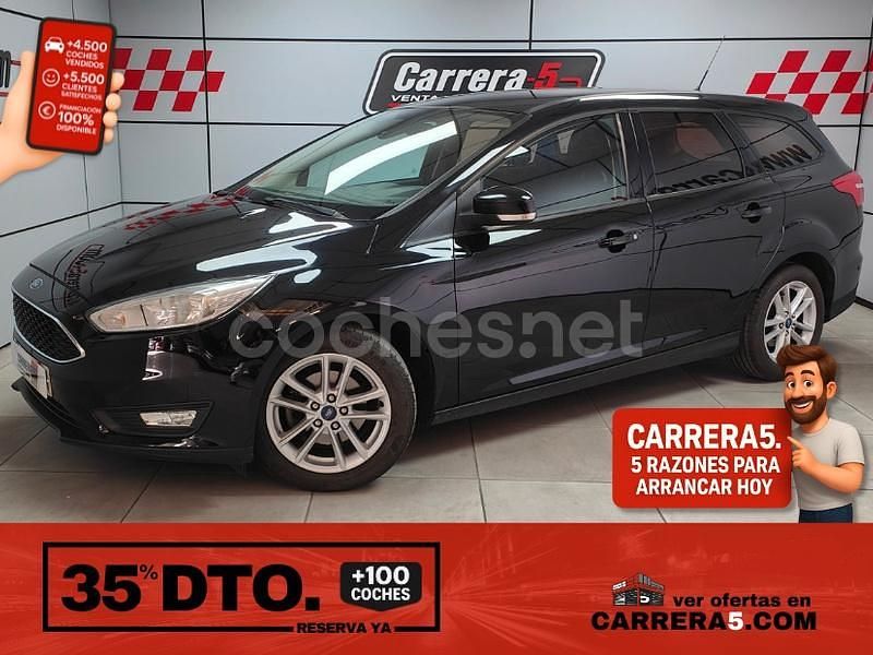 Usado Ford Focus Business Edition 120 CV (88 kW) 2016 Negro Familiar