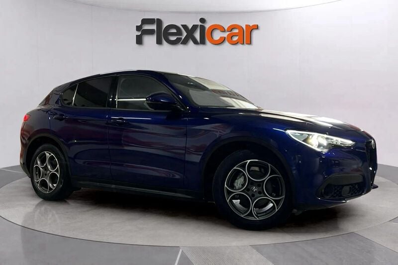 Azul Usado 2022 Alfa Romeo Stelvio Sprint SUV | 23.690 € (Buen precio) - Imagen 1/4