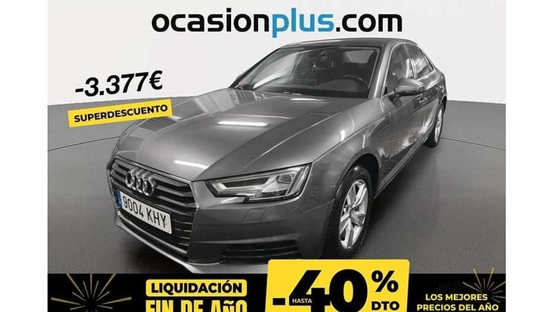 Gris Usado 2018 Audi A4 Berlina | 18.773 € (Precio justo) - Imagen 1/4