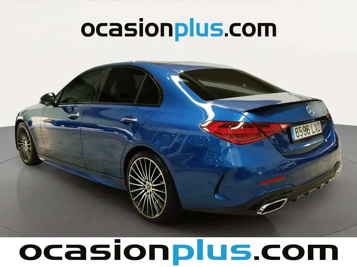 Usado Mercedes C200 AMG 204 CV (150 kW) 2022 Azul Coupe