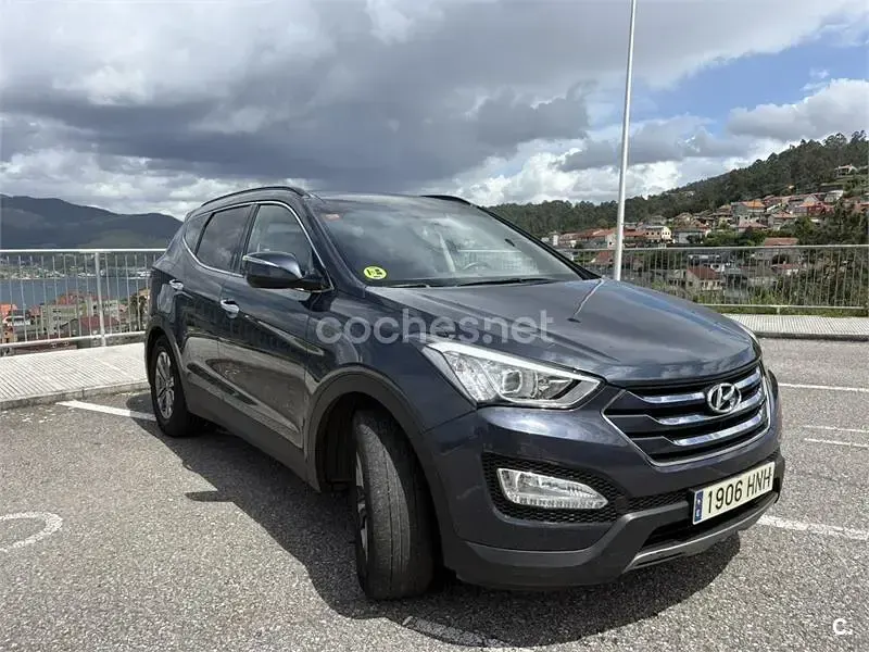 Usado Hyundai Santa Fe 150 CV (110 kW) 2012 Azul SUV