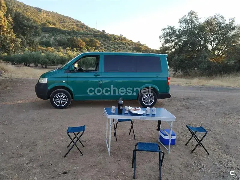 Usado VW T5 68 CV (50 kW) 2008 Verde Van
