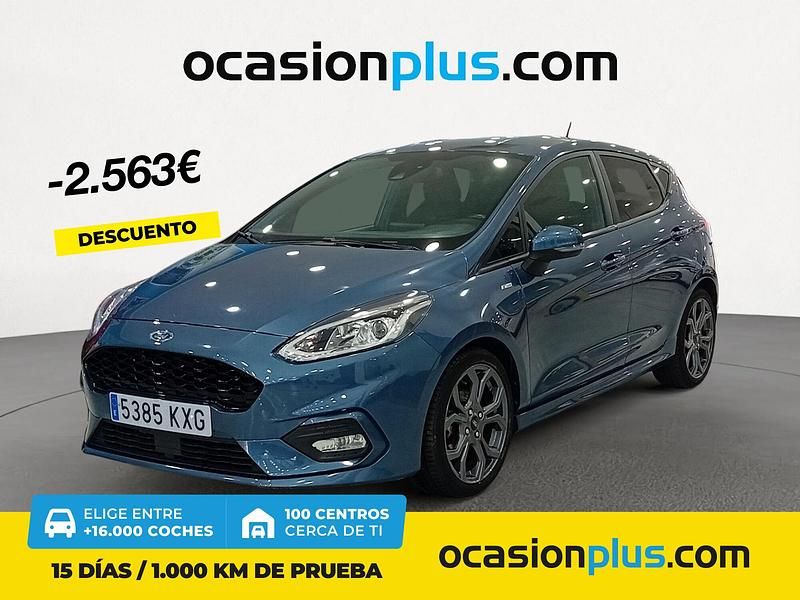 Azul Usado 2019 Ford Fiesta ST-Line Utilitario | 13.900 € (Un poco caro) - Imagen 1/4