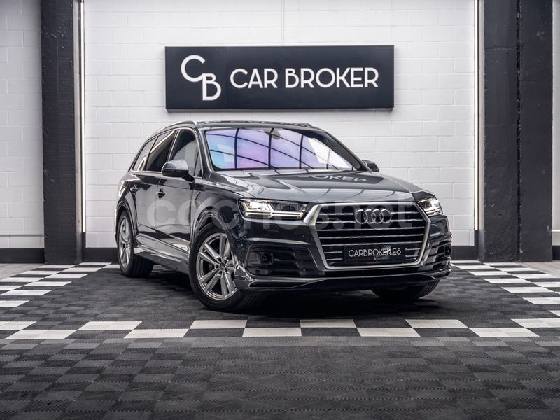Gris / plata Usado 2018 Audi Q7 S-Line SUV | 39.900 € (Super precio) - Imagen 1/4