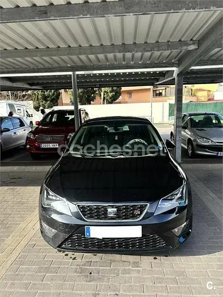 Usado Seat Leon FR 140 CV (102 kW) 2013 Negro Berlina