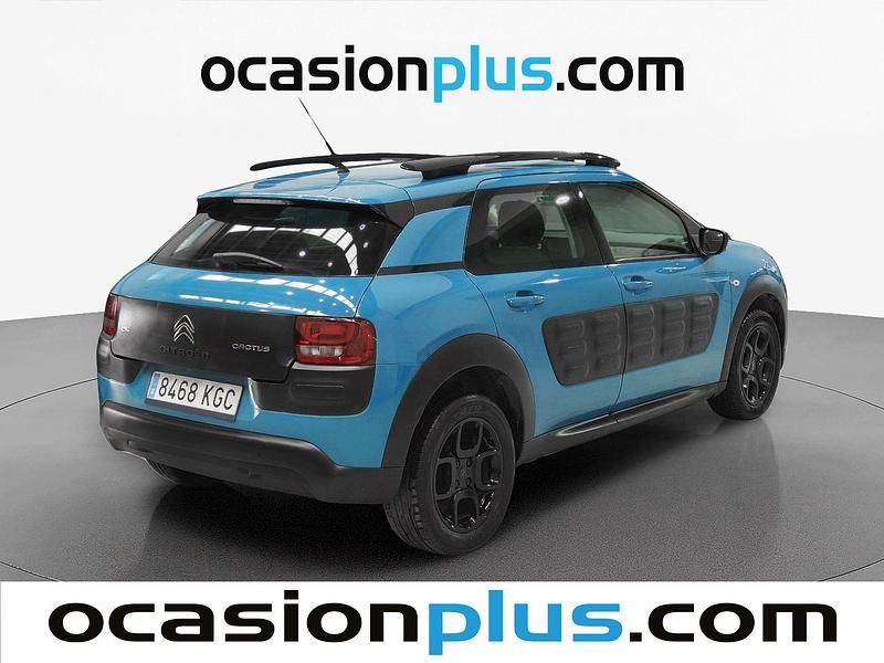 Usado Citroën C4 Cactus Feel 82 CV (60 kW) 2017 Azul Utilitario