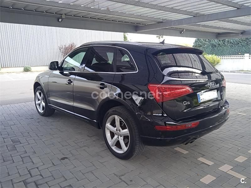 Usado Audi Q5 S-Line 170 CV (125 kW) 2010 Negro SUV