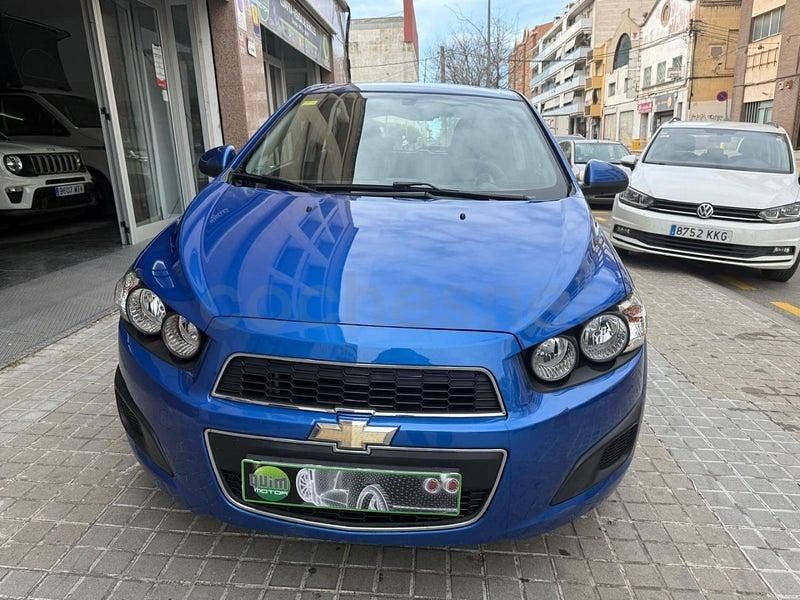 Usado Chevrolet Aveo LT 100 CV (73 kW) 2013 Azul Berlina