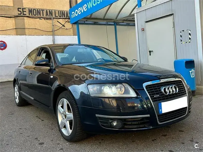 Usado Audi A6 225 CV (165 kW) 2006 Negro Berlina