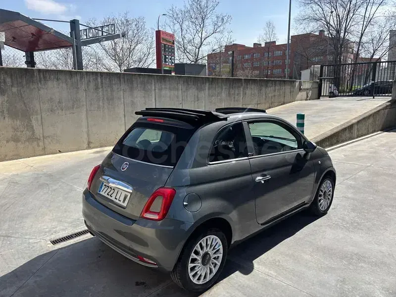 Usado Fiat 500C Connect 70 CV (51 kW) 2021 Gris / plata Descapotable