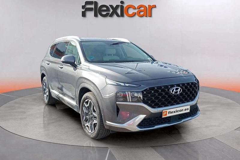 Gris Usado 2021 Hyundai Santa Fe Style SUV | 33.390 € (Precio justo) - Imagen 1/4