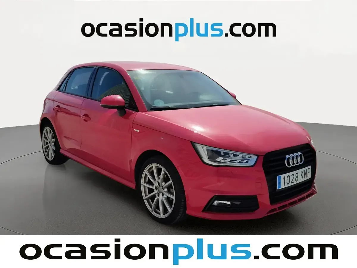 Usado Audi A1 S-Line 90 CV (66 kW) 2018 Rojo