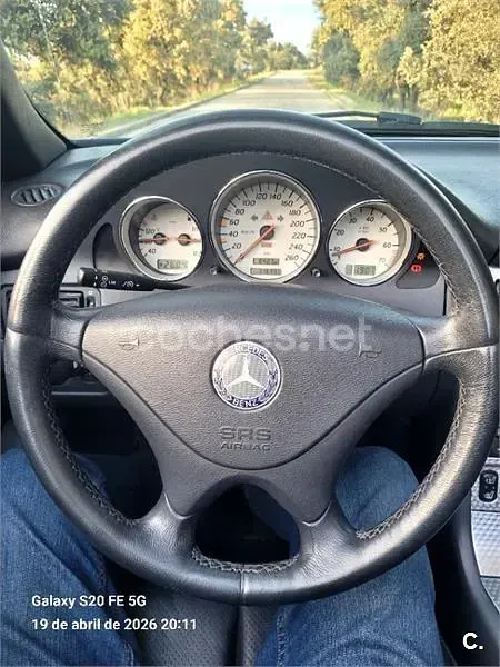 Usado Mercedes SLK200 163 CV (119 kW) 2000 Azul Descapotable