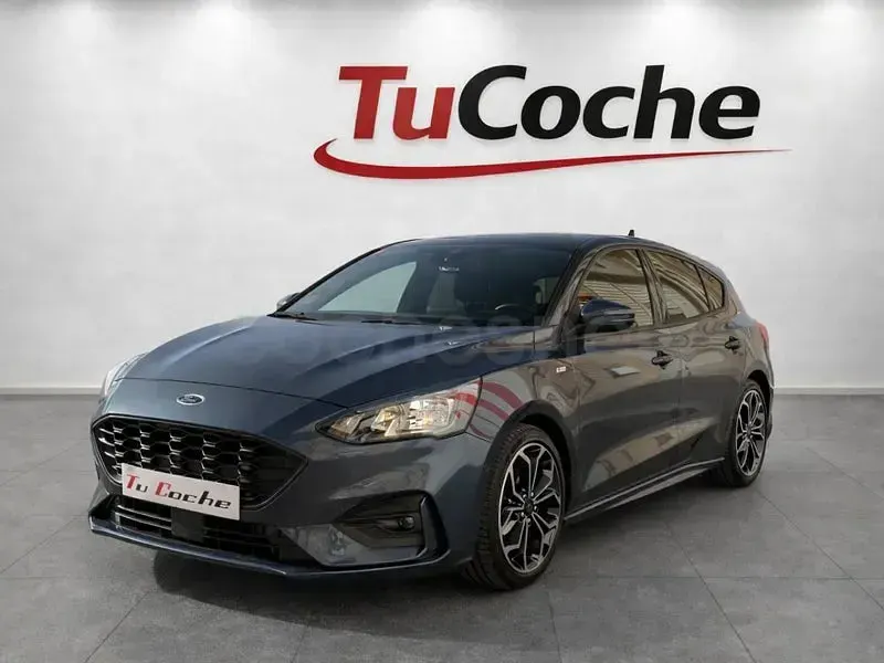 Usado Ford Focus ST-Line 125 CV (91 kW) 2021 Azul Berlina