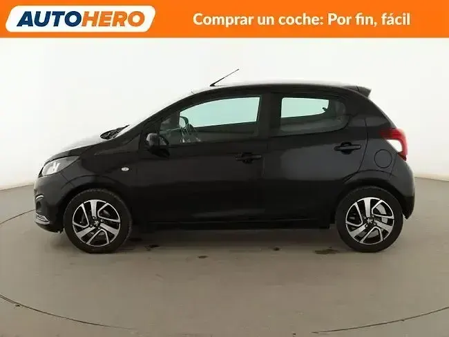 Usado Peugeot 108 Allure 70 CV (51 kW) 2016 Negro Berlina