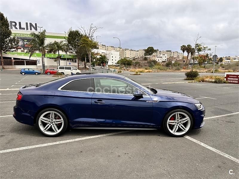 Usado Audi A5 S-Line 190 CV (139 kW) 2018 Azul Coupe