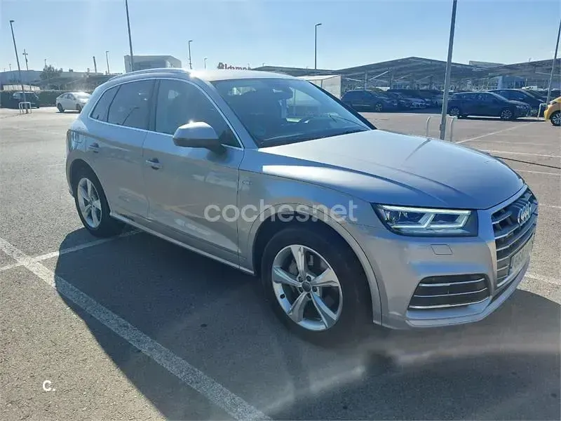 Usado Audi Q5 S-Line 163 CV (119 kW) 2018 Gris / plata SUV