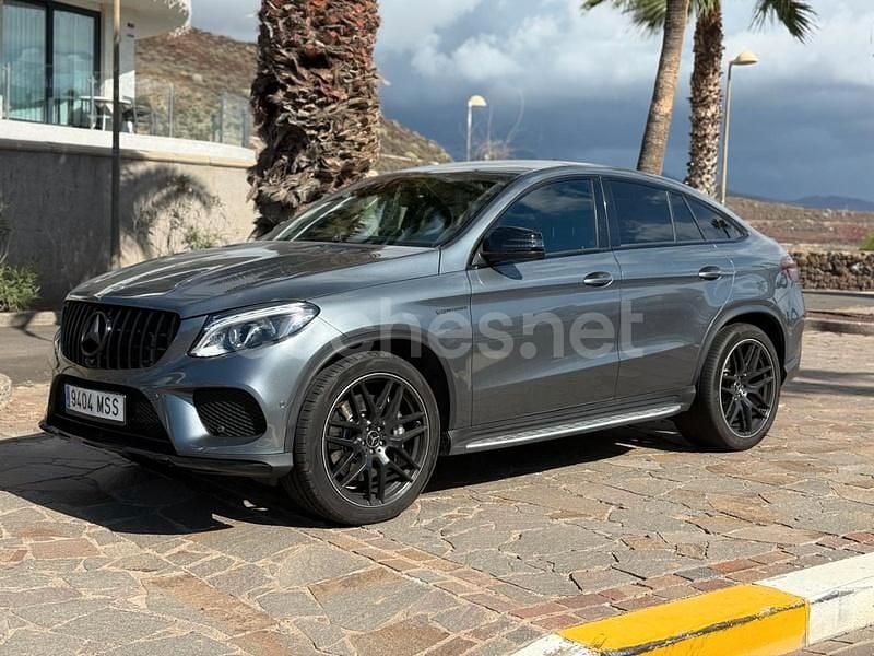 Usado Mercedes GLE63 AMG 585 CV (430 kW) 2018 Gris / plata Coupe