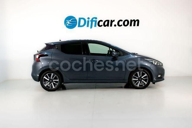 Usado Nissan Micra Acenta 91 CV (66 kW) 2018 Gris Utilitario
