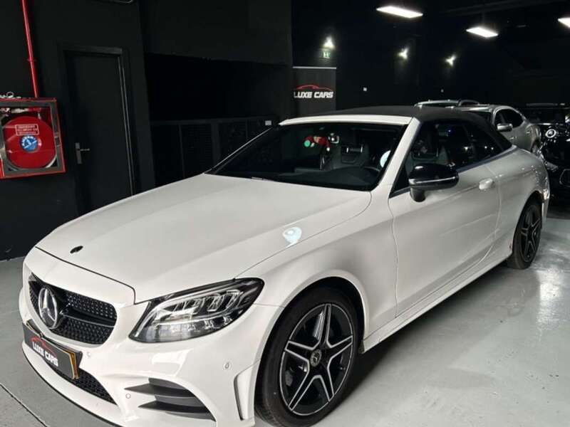 Blanco Usado 2018 Mercedes C200 Descapotable | 30.999 € (Precio justo) - Imagen 1/4