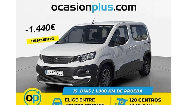 Blanco Usado 2022 Peugeot Rifter Active Monovolumen | 14.410 € (Buen precio) - Imagen 1/4