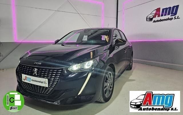 Usado Peugeot 208 Active 102 CV (75 kW) 2022 Negro Utilitario